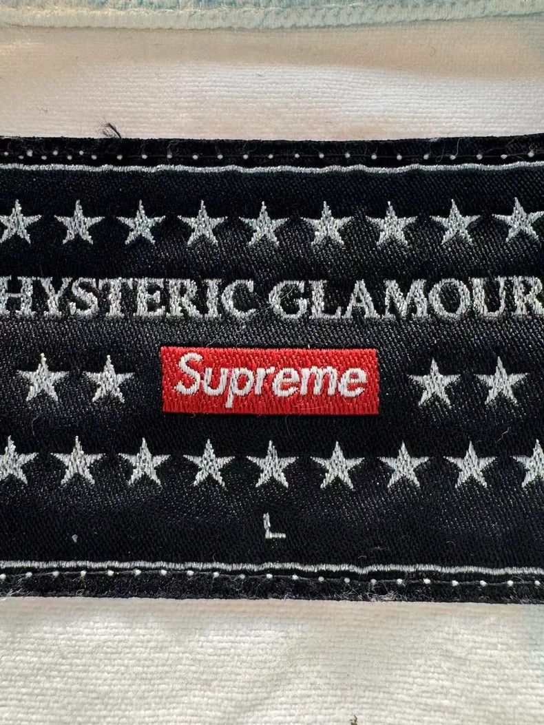 Supreme Supreme Rainbow Snake Print Denim Jacket Size L / US 10 / IT 46 - 2 Thumbnail