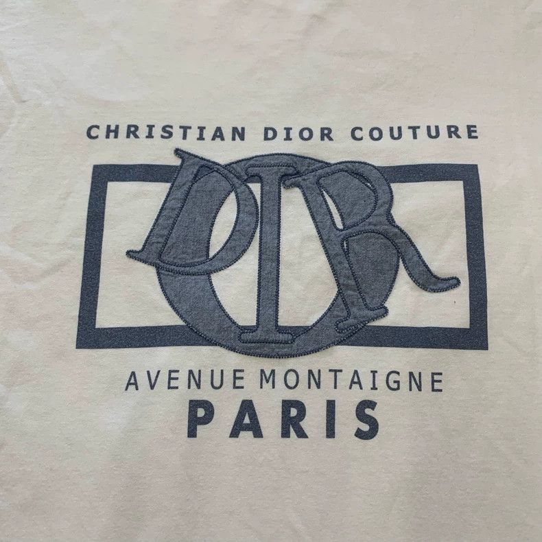 Dior Dior White Logo Short Sleeve T-Shirt Size L / US 10 / IT 46 - 6 Thumbnail