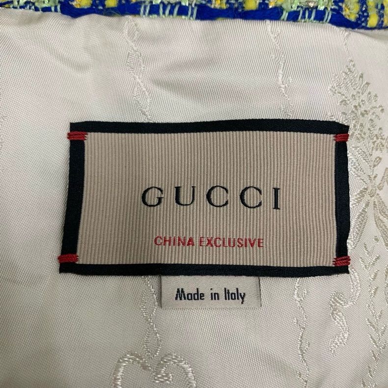 Gucci Gucci Green Plaid Woven Jacket Size M / US 6-8 / IT 42-44 - 3 Thumbnail