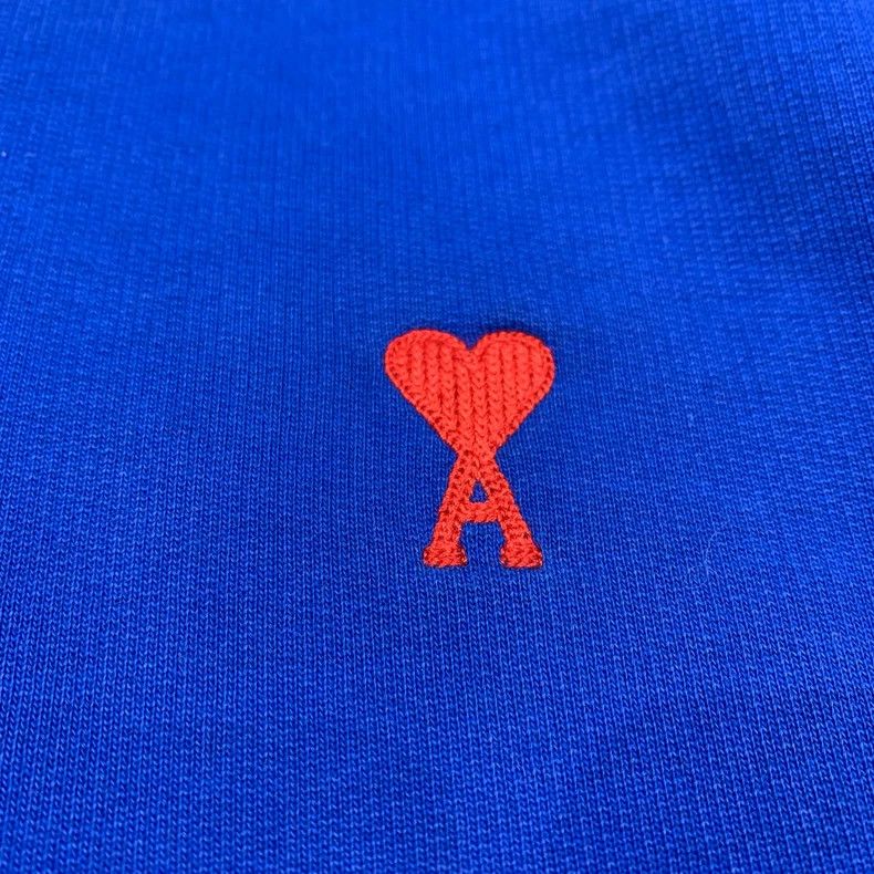 AMI Ami Blue Zip-Collared Sweatshirt Size M Size M / US 6-8 / IT 42-44 - 8 Thumbnail