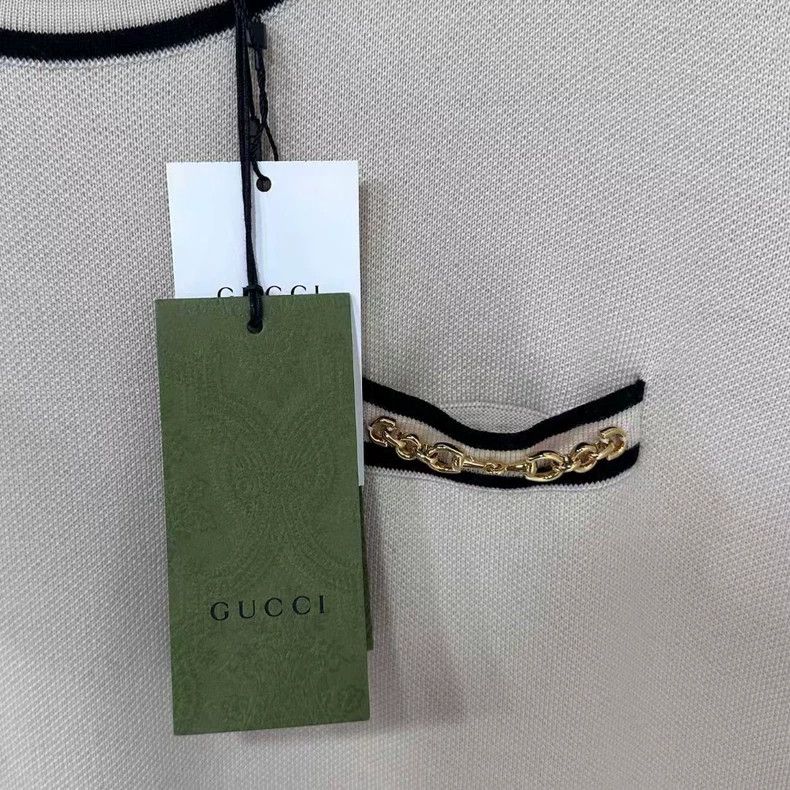 Gucci Gucci Beij Color Dress With Logo Size XL / US 12-14 / IT 48-50 - 7 Thumbnail