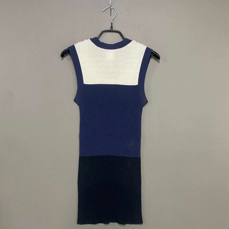 Chanel Chanel Sleeveless Knit Dress with Logo Size M / US 6-8 / IT 42-44 - 3 Thumbnail