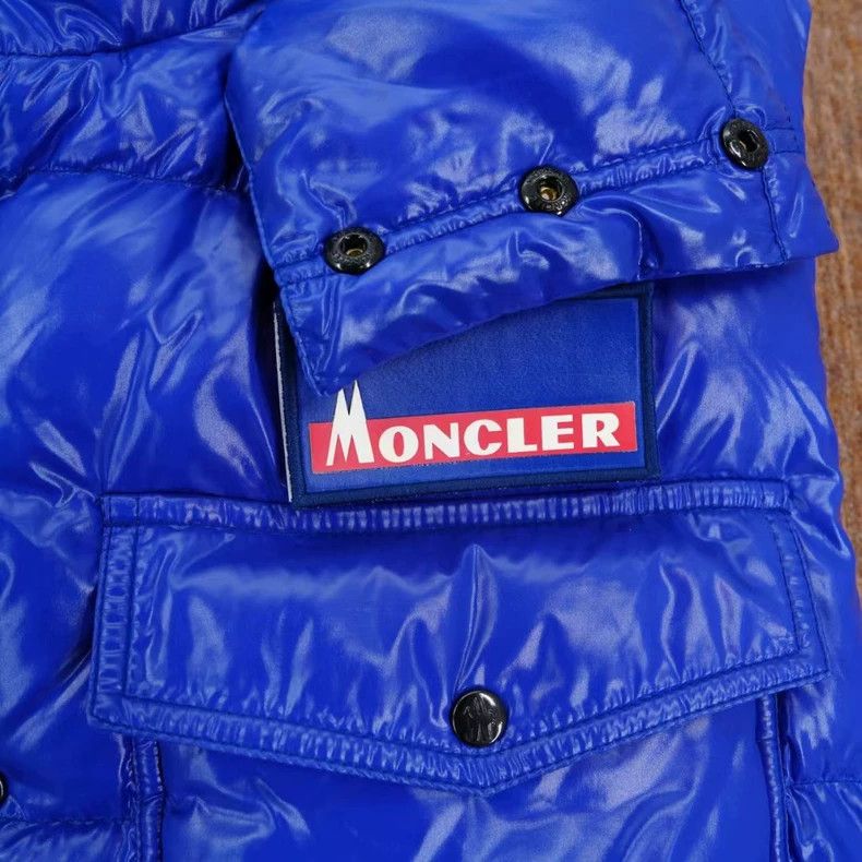 Moncler Genius Moncler X FRGMT Blue Down Vest Jacket Size XS / US 0-2 / IT 36-38 - 3 Thumbnail