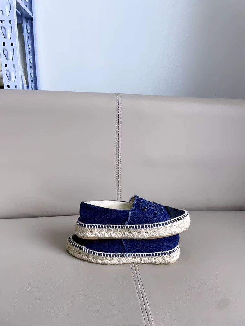 Chanel Chanel Blue Fisherman Shoes Size 36 Size US 6 / IT 36 - 6 Thumbnail