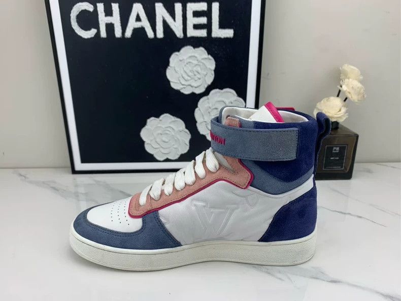 Louis Vuitton Louis Vuitton Macaron Pink and White Sneakers Size US 6 / IT 36 - 7 Thumbnail