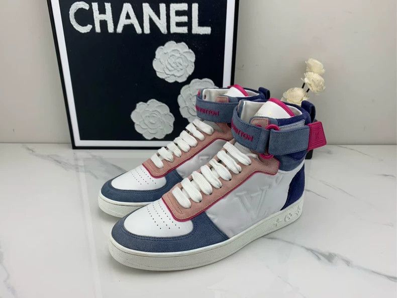 Louis Vuitton Louis Vuitton Macaron Pink and White Sneakers Size US 6 / IT 36 - 5 Thumbnail