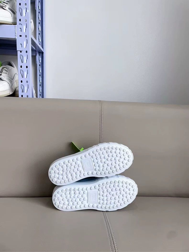 Fendi Fendi Light Blue Leopard Print Sneakers 38 Size US 8 / IT 38 - 7 Thumbnail