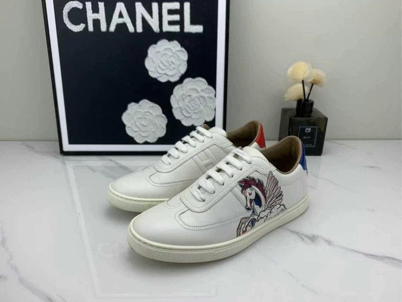 Hermes Hermes Limited Edition Red Blue Sneakers Size US 6 / IT 36 - 2 Thumbnail