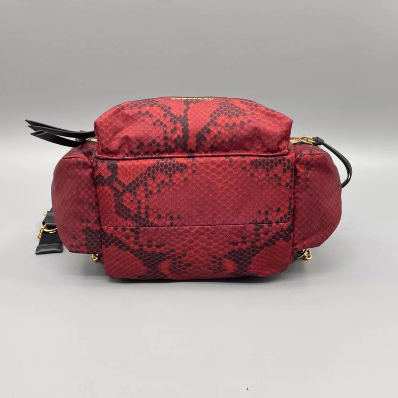 Burberry Burberry Red Snake Print Backpack Size ONE SIZE - 5 Thumbnail