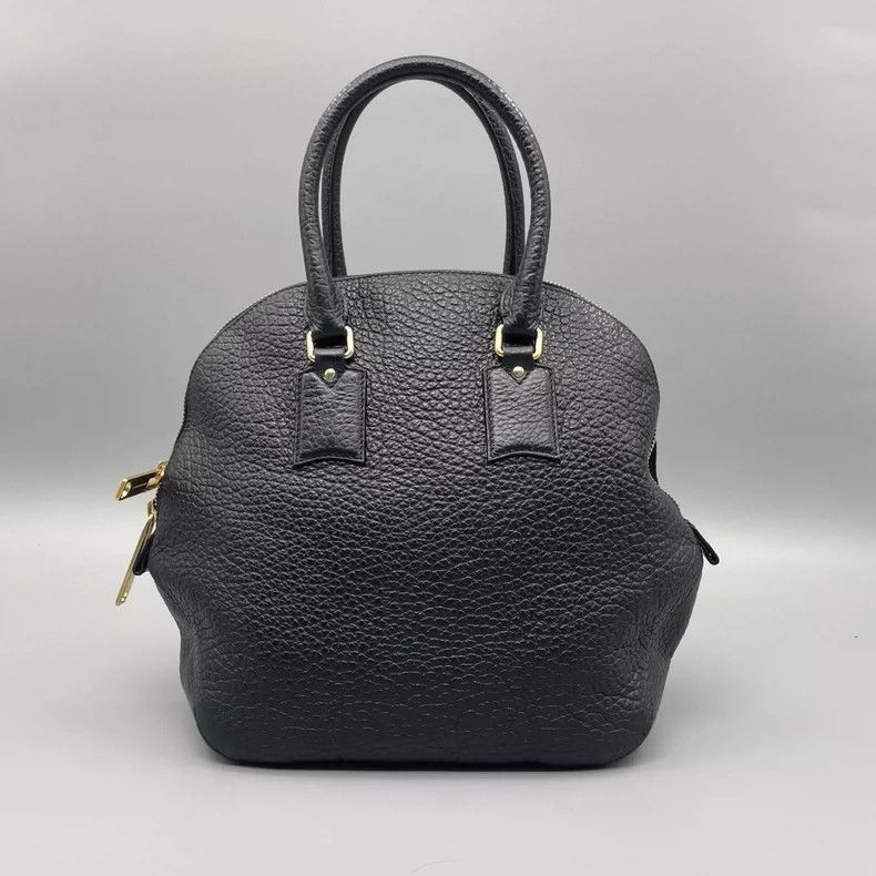 Burberry Burberry Shell Handbag in Black Leather Size ONE SIZE - 2 Thumbnail
