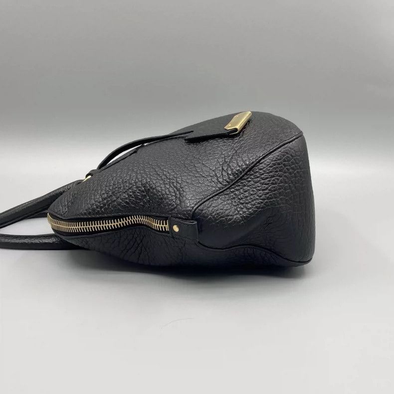 Burberry Burberry Shell Handbag in Black Leather Size ONE SIZE - 4 Thumbnail