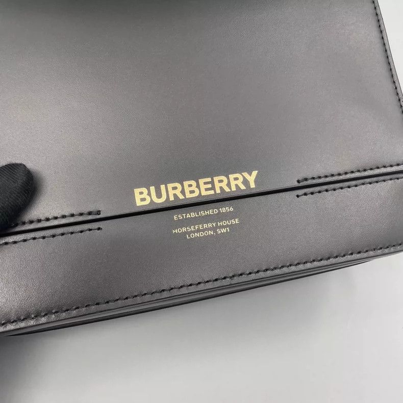 Burberry Burberry Black Gold Tofu Crossbody Bag Size ONE SIZE - 6 Thumbnail