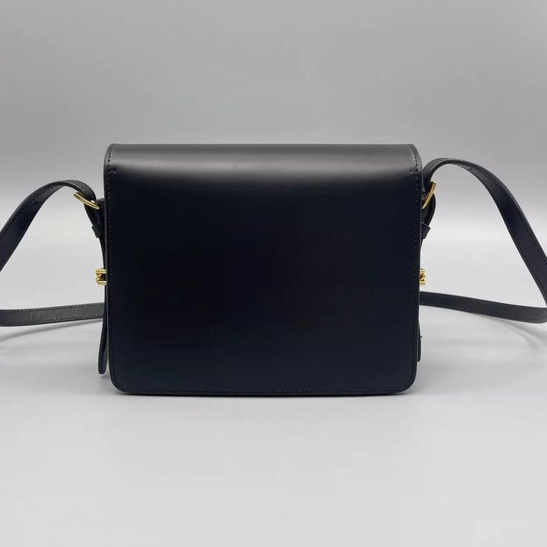 Burberry Burberry Black Gold Tofu Crossbody Bag Size ONE SIZE - 2 Thumbnail