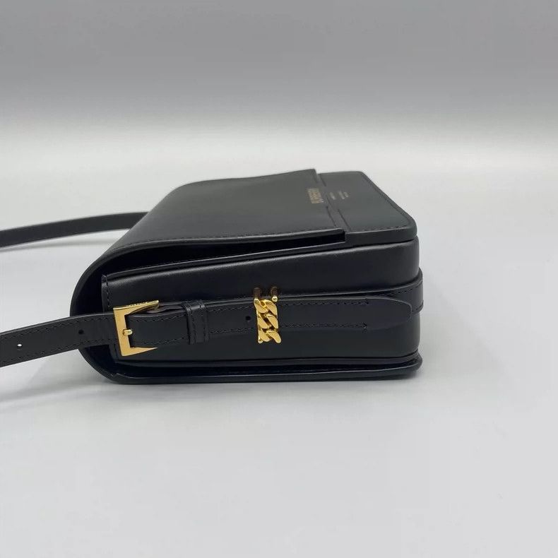 Burberry Burberry Black Gold Tofu Crossbody Bag Size ONE SIZE - 4 Thumbnail