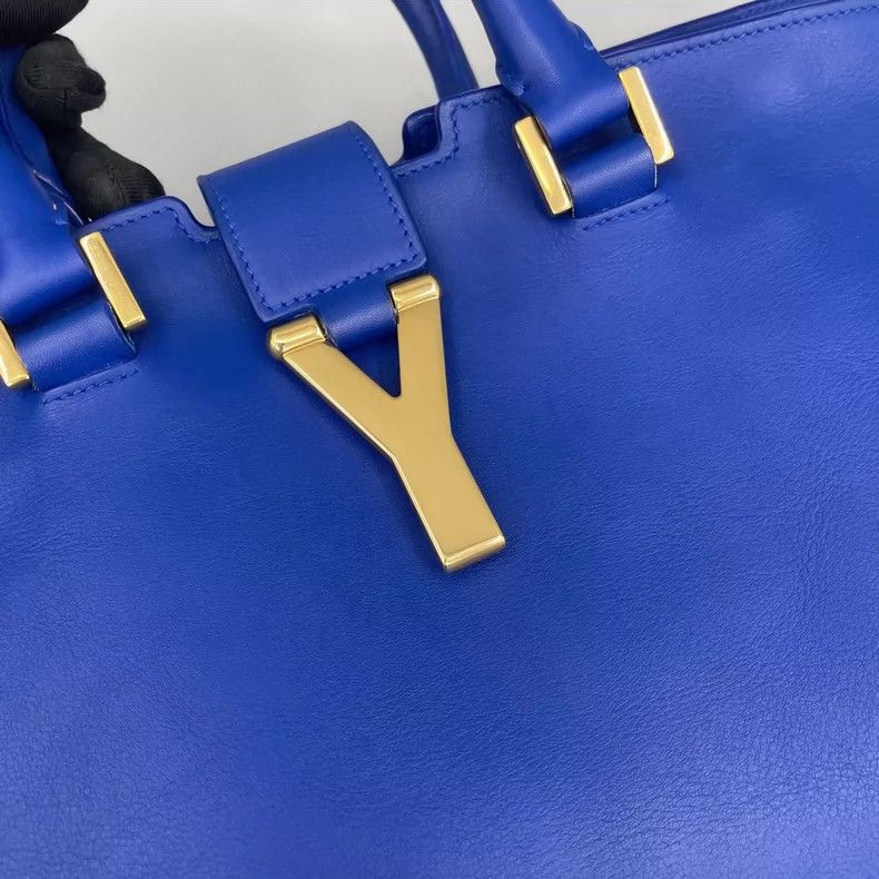 Yves Saint Laurent YSL Blue Y Letter Handbag with Strap Size ONE SIZE - 6 Thumbnail