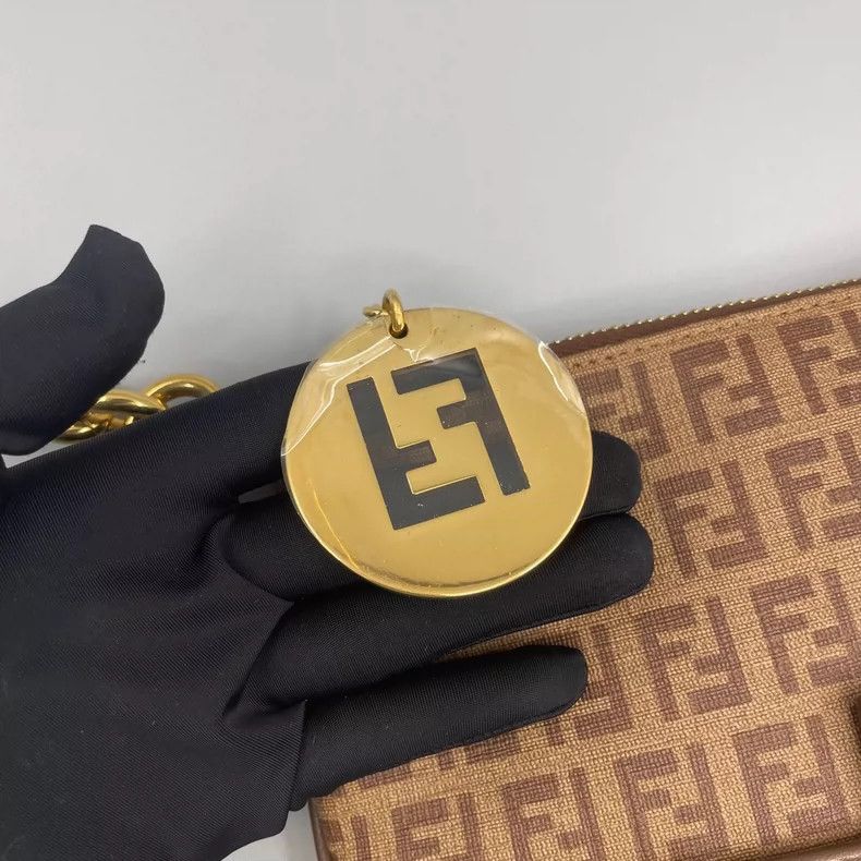 Fendi Fendi 97-98 Vintage Canvas Crossbody Bag Size ONE SIZE - 7 Thumbnail