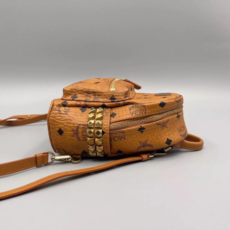 MCM MCM Classic Cognac Color Backpack 17*21 Size ONE SIZE - 5 Thumbnail