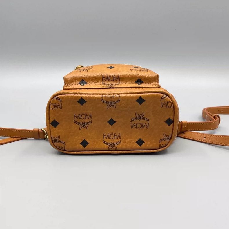 MCM MCM Classic Cognac Color Backpack 17*21 Size ONE SIZE - 3 Thumbnail