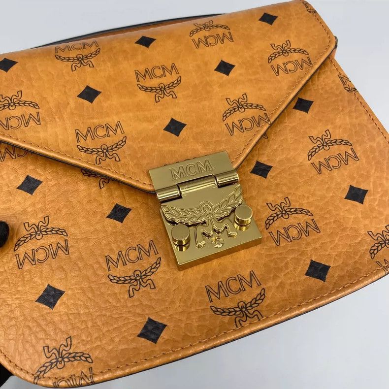 MCM MCM Classic Cognac Crossbody Bag Size ONE SIZE - 6 Thumbnail
