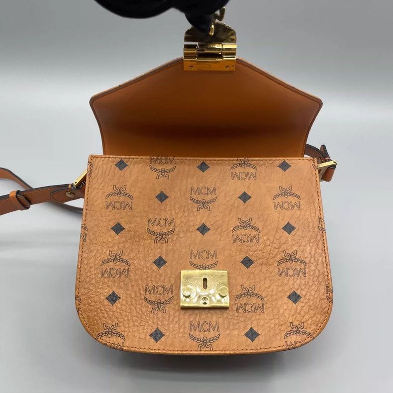 MCM MCM Classic Cognac Crossbody Bag Size ONE SIZE - 8 Thumbnail