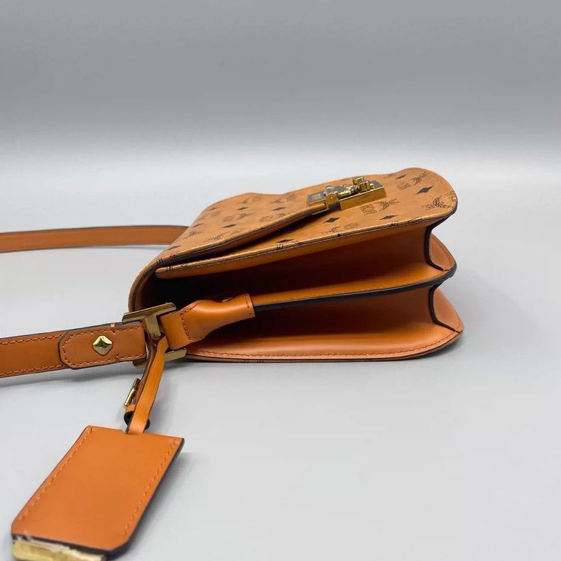 MCM MCM Classic Cognac Crossbody Bag Size ONE SIZE - 4 Thumbnail