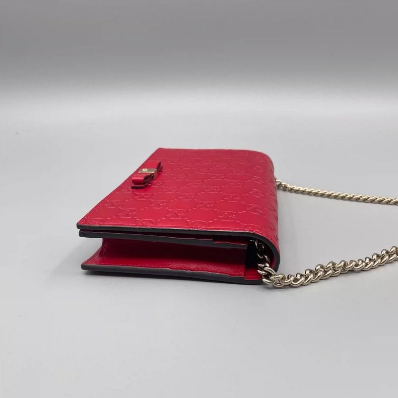 Gucci Gucci Leather Chain Crossbody Bag WOC Size ONE SIZE - 5 Thumbnail