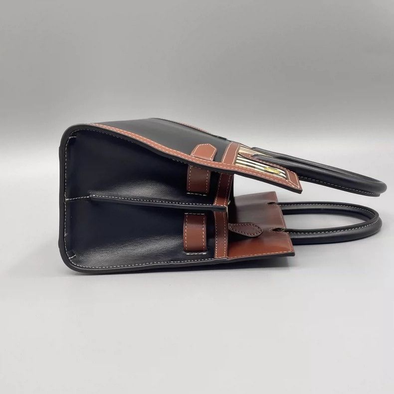 Burberry Burberry Black Check Handbag with Shoulder Strap Size ONE SIZE - 5 Thumbnail