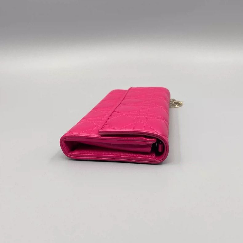 Dior Dior Pink Lambskin Quilted Crossbody Bag Size ONE SIZE - 5 Thumbnail