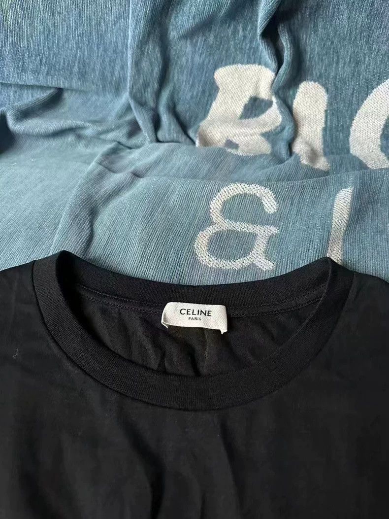 Celine Celine Black Short Sleeve T-Shirt Size S / US 4 / IT 40 - 2 Thumbnail