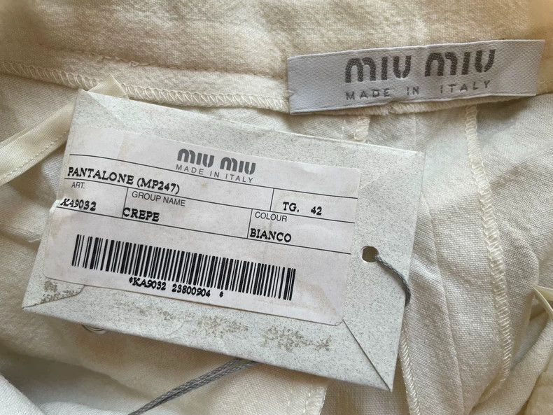 Miu Miu Miu Miu Lightweight Wool Blend Trousers Size 42" / US 20 - 5 Thumbnail