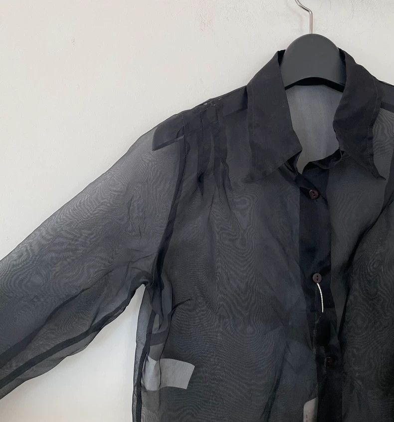 Dolce & Gabbana Black Silk Shirt by Dolce & Gabbana Size L / US 10 / IT 46 - 4 Thumbnail