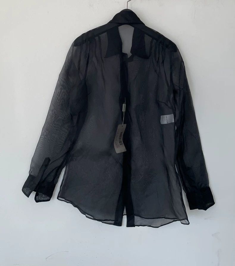Dolce & Gabbana Black Silk Shirt by Dolce & Gabbana Size L / US 10 / IT 46 - 2 Thumbnail