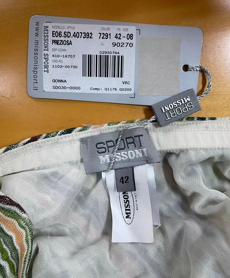 Missoni Missoni Sport Women's Knitted Midi Skirt Size 42" / US 20 - 6 Thumbnail
