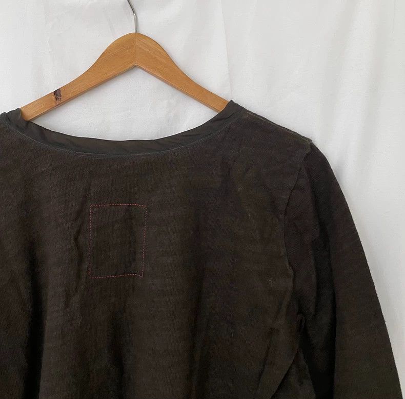 Comme des Garcons Uma Wang Brown Long Sleeve T-Shirt Size M / US 6-8 / IT 42-44 - 4 Thumbnail
