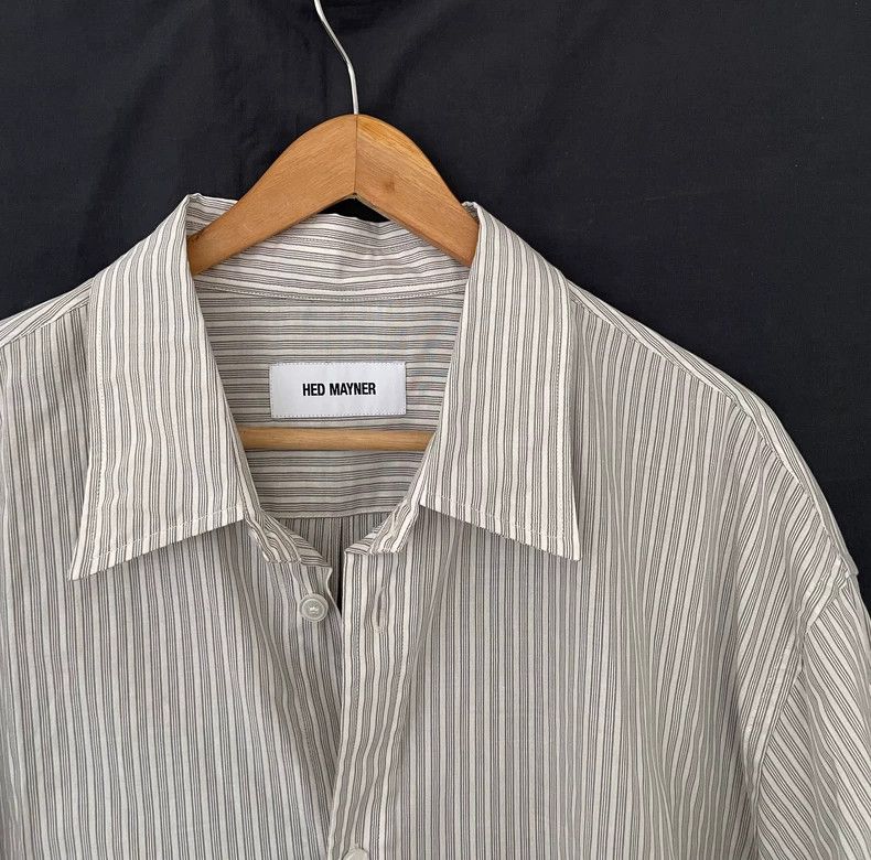 Hed Mayner Hed Mayner Men's Back Slit Shirt Size S / US 4 / IT 40 - 4 Thumbnail