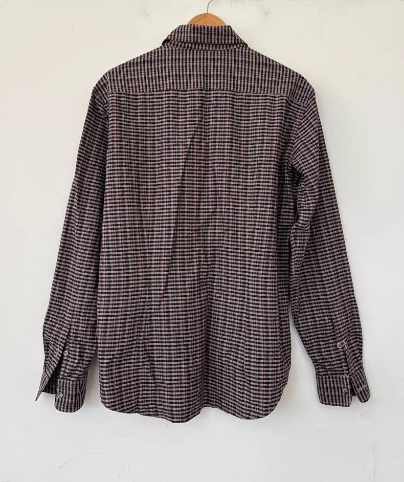 Missoni Missoni Men's Purple Plaid Shirt Size M / US 6-8 / IT 42-44 - 2 Thumbnail