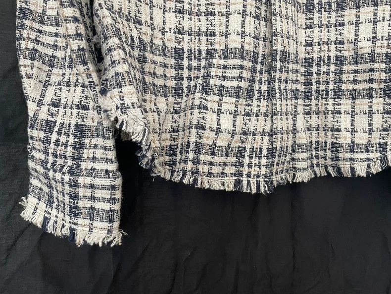 Faith Connexion Blue and White Checkered Button-Up Shirt Size M / US 6-8 / IT 42-44 - 5 Thumbnail