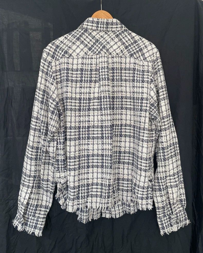Faith Connexion Blue and White Checkered Button-Up Shirt Size M / US 6-8 / IT 42-44 - 2 Thumbnail