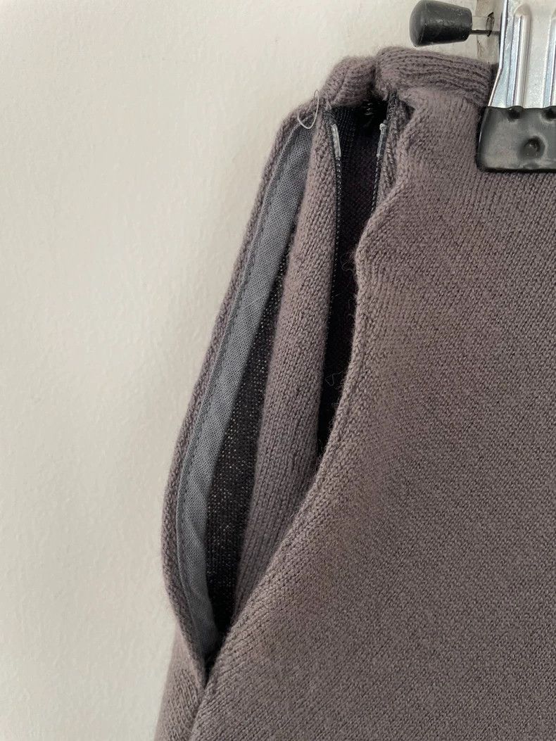 Helmut Lang Helmut Lang Women's Cashmere Midi Skirt Size 36" / US 14 / IT 50 - 6 Thumbnail