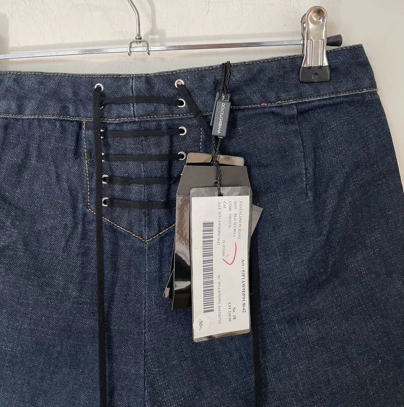 Dolce & Gabbana DG Denim Shorts with Buttons and Design Size 36" / US 14 / IT 50 - 3 Thumbnail