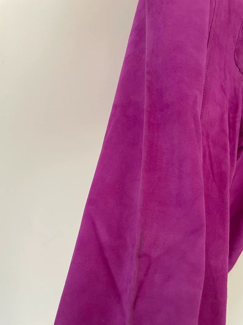 Versace Gianni Versace Purple Leather Pants Size 40" / US 18 - 7 Thumbnail