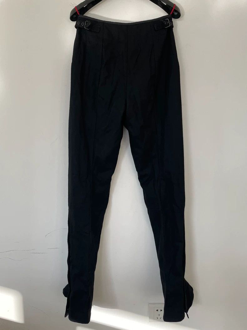 Prada Prada Women's Button Detail Wool Trousers Size 40" / US 18 - 2 Thumbnail