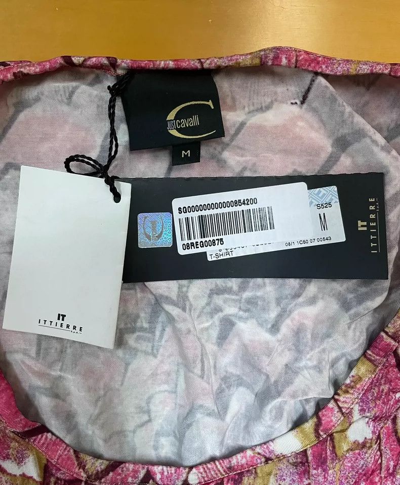 Just Cavalli Just Cavalli Pink Fish Scale Top Size M / US 6-8 / IT 42-44 - 5 Thumbnail