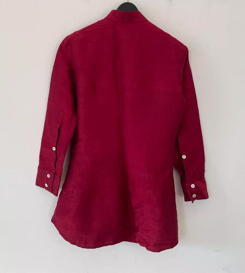 Dolce & Gabbana Silk Stand Collar Blouse for Women Size M / US 6-8 / IT 42-44 - 2 Thumbnail