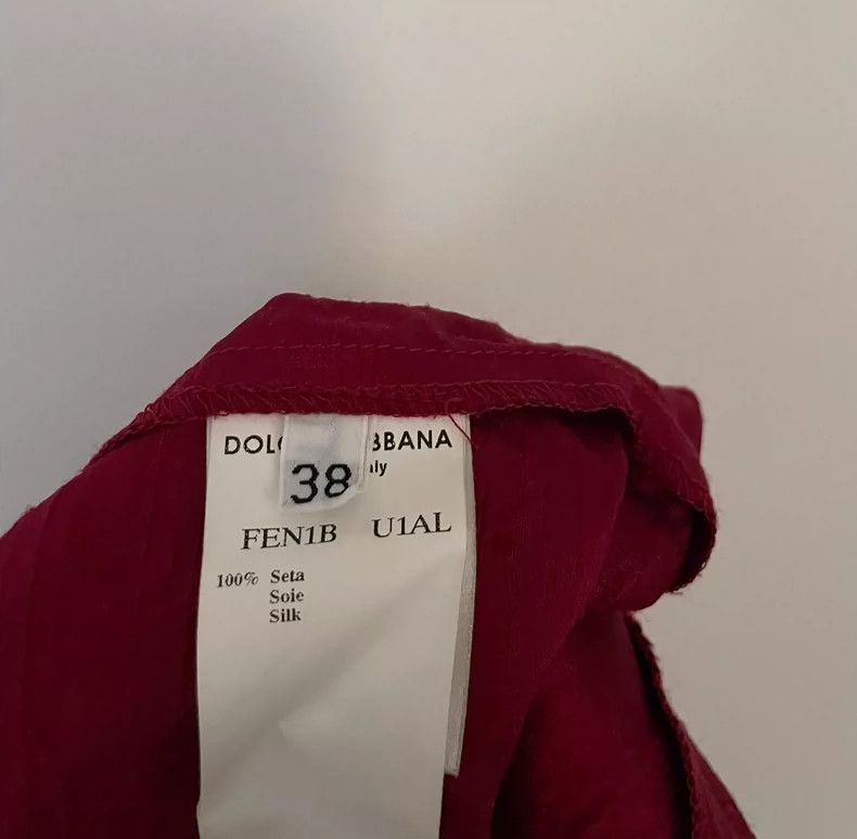 Dolce & Gabbana Silk Stand Collar Blouse for Women Size M / US 6-8 / IT 42-44 - 8 Thumbnail