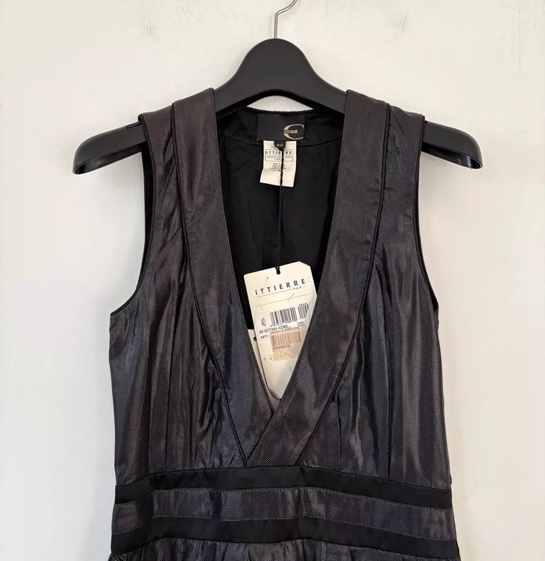 Just Cavalli Just Cavalli Black Long V-Neck Dress Size M / US 6-8 / IT 42-44 - 3 Thumbnail