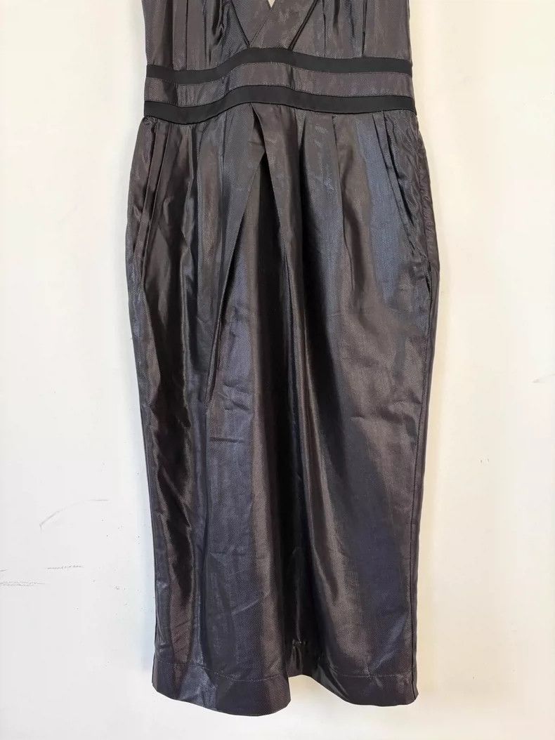 Just Cavalli Just Cavalli Black Long V-Neck Dress Size M / US 6-8 / IT 42-44 - 5 Thumbnail