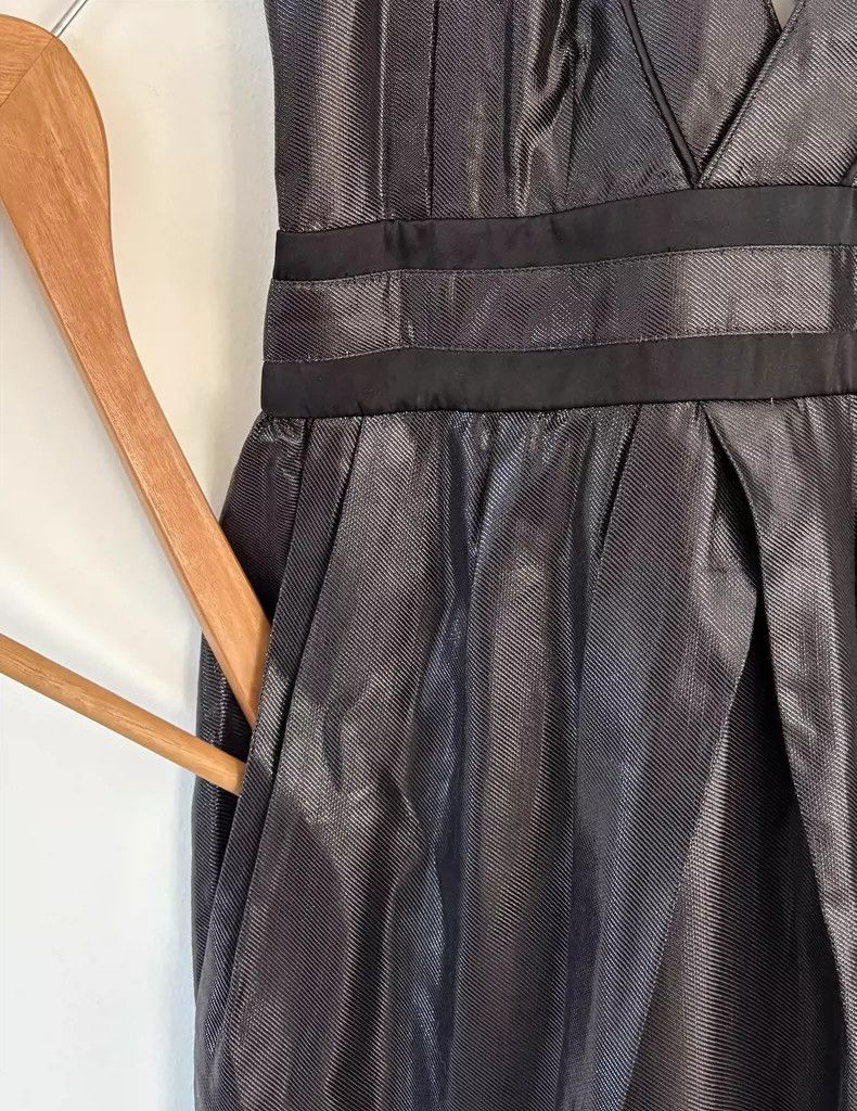 Just Cavalli Just Cavalli Black Long V-Neck Dress Size M / US 6-8 / IT 42-44 - 4 Thumbnail