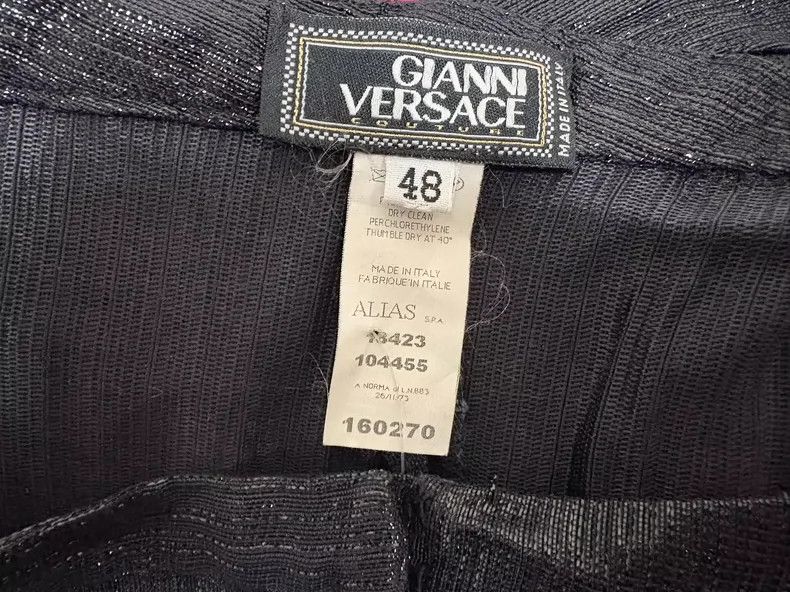 Versace Gianni Versace Silk Blend Shiny Trousers Size 42" / US 20 - 5 Thumbnail