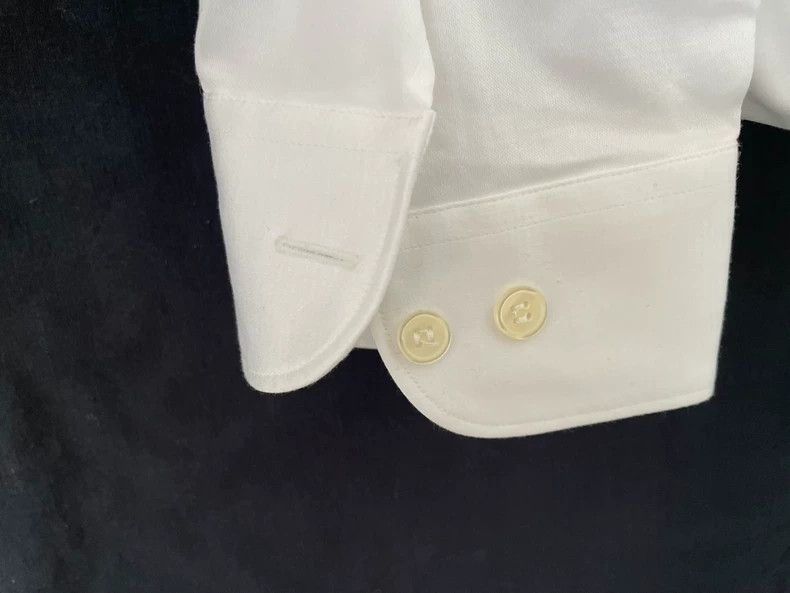 Helmut Lang Helmut Lang White Button-Up Shirt for Women Size L / US 10 / IT 46 - 8 Thumbnail